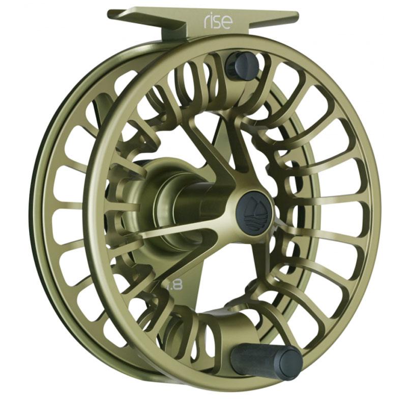 Redington 5-5508R7802 Rise 7/8 Midweight Aluminum Fly Fishing Reel, Silver  