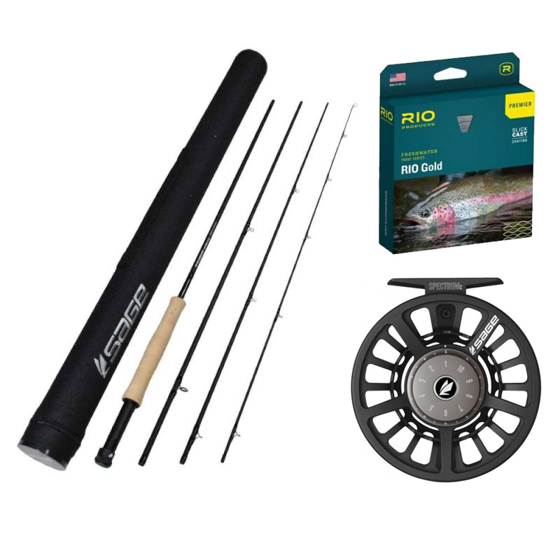 Sage Foundation Outfit Fly Fishing Combo 5wt 9' Lifetime Warranty