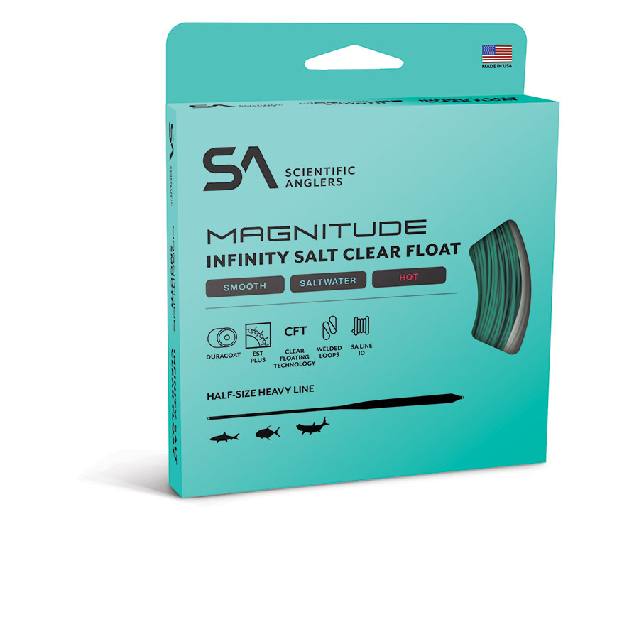 SA Magnitude Smooth Infinity Salt Full Clear Fly Line