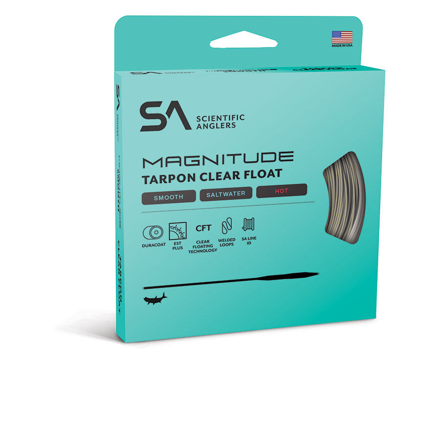 SA Magnitude Smooth Tarpon Full Clear Fly Line