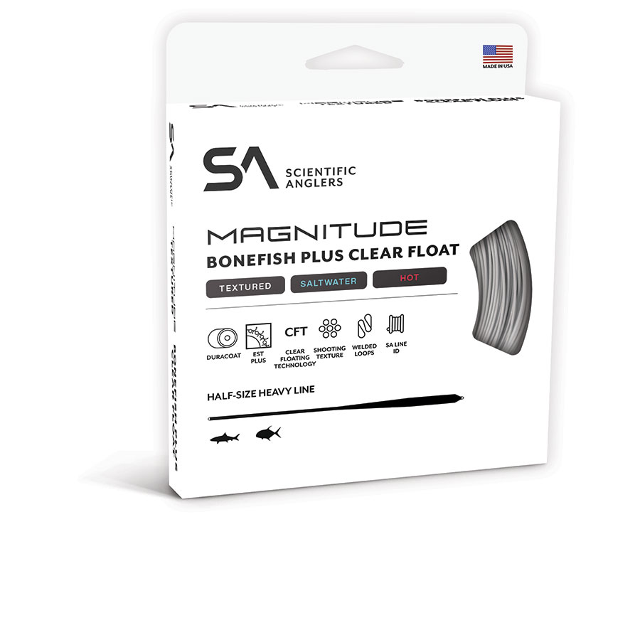 SA Magnitude Textured Bonefish Full Clear Fly Line