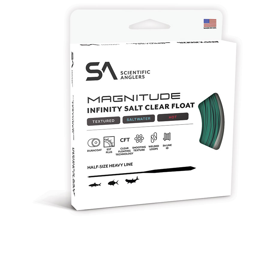 SA Magnitude Textured Infinity Salt Full Clear Fly Line